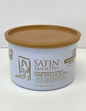 Satin Smooth Calendula Gold Hard Wax With Tea Tree Oil 14oz - Brand New