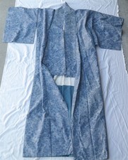 Vtg Men's Japanese Cotton Kimono Japan 63" total length Noragi