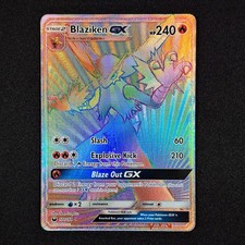 Pokemon TCG Sun & Moon Celestial Storm Blaziken GX Secret 170/168 Rainbow Rare on eBay