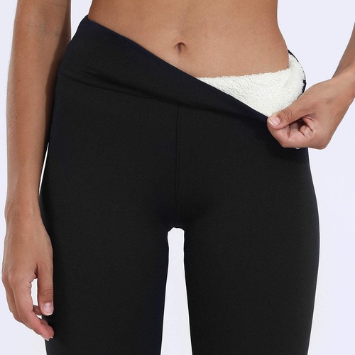 Leggings de Invierno Cálidos Gruesos Altos Elastizados Cordero Cachemira Leggings Ajustados Fitness Wo - Imagen 3 de 39