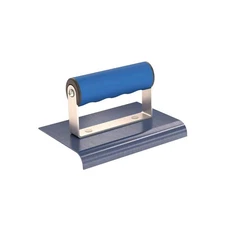 Bon 22-720 6"x4" Blue Steel Sidewalk Edger 1/2" Radius 5/8" Lip Comfort Grip