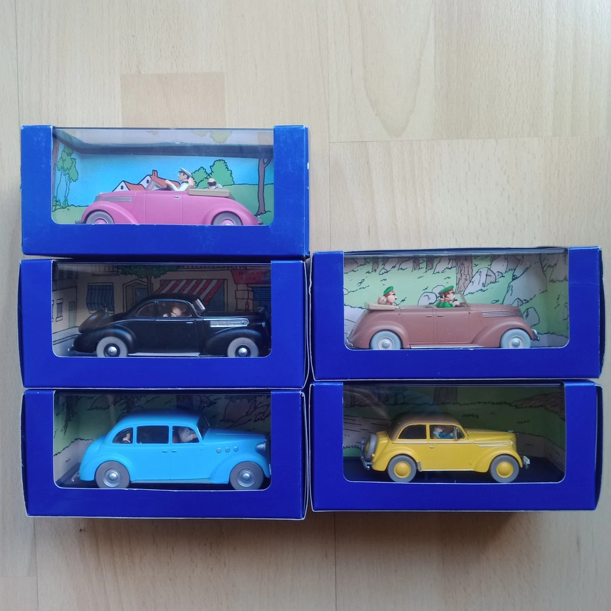 Tintin collection complète de voitures Tintin 1/43 ème