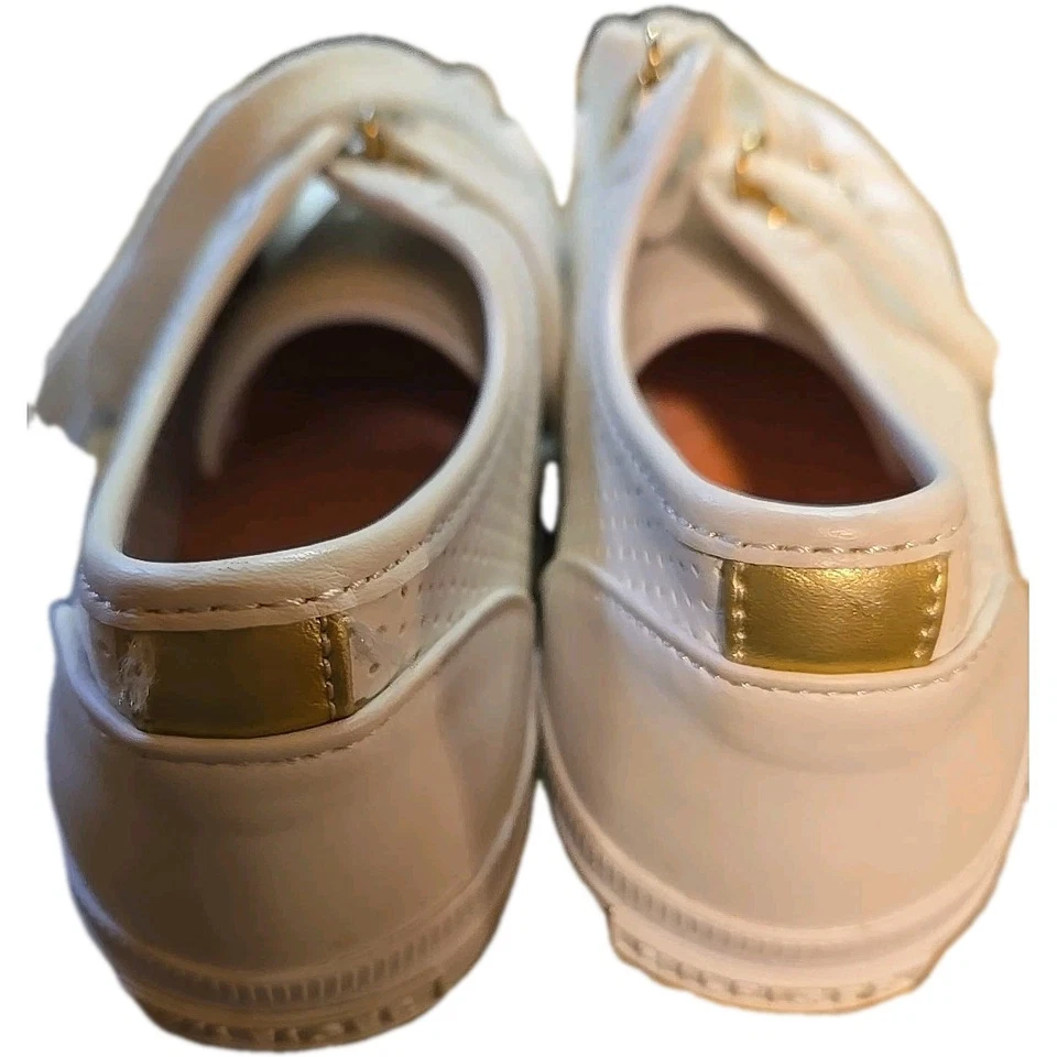 Tommy Hilfiger Mujer Cuero Blanco Detalle Bandera Tenis Zapatos Talla 7 Usados 1 X Foto 3 de 4