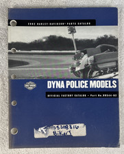 2002 HARLEY DAVIDSON PARTS CATALOG DYNA POLICE MODELS 99544-02