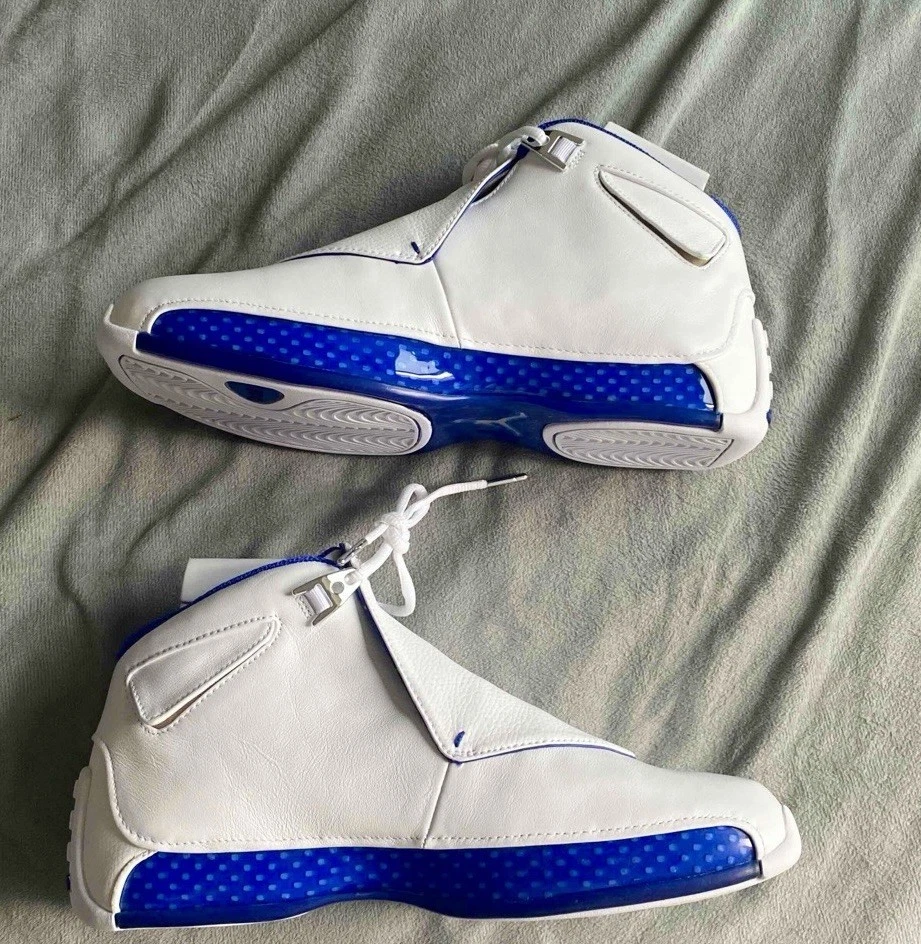 Jordan 18 Retro 2018 White Sport Royal for Sale - Authenticity