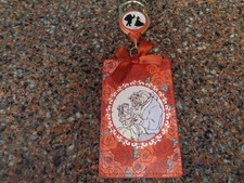 Disney Beauty and the Beast Roses Retractable Lanyard ID Display Exclusive New