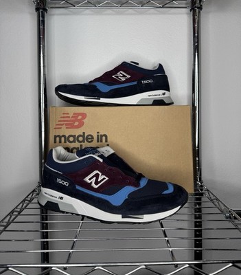 Men's - New Balance 1500 Made In England 'Navy Burgundy' M1500SCN