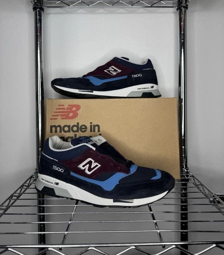 Men's - New Balance 1500 Made In England 'Navy Burgundy' M1500SCN