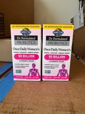 2 X Garden of Life Dr. Formulated Women's Probiotics - 30 Veg Caps Exp: 10/26 ,