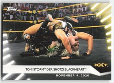 2021 Topps WWE Women's Division Toni Storm Shotzi Blackheart #91
