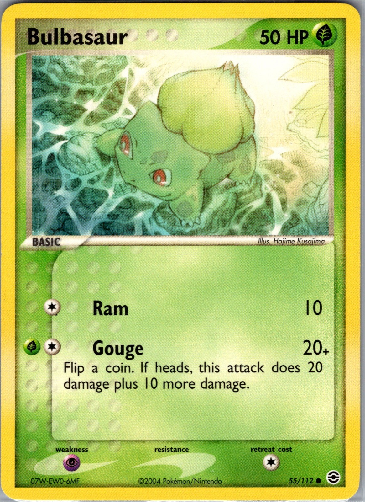 Bulbasaur Common FireRed & LeafGreen 55/112 NM