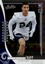Taylor Rapp 2019 Panini Absolute RC #167 Los Angeles Rams