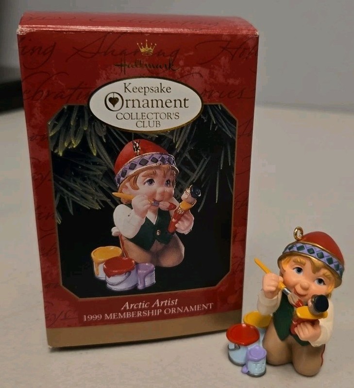 1999 Hallmark Artic Artist Keepsake Christmas Ornament 