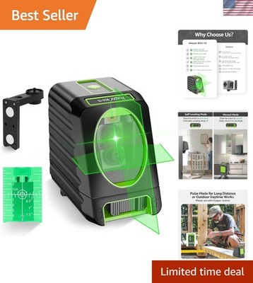 Complete Laser Level Kit - 150Ft Self-Leveling with Receiver & Accessories