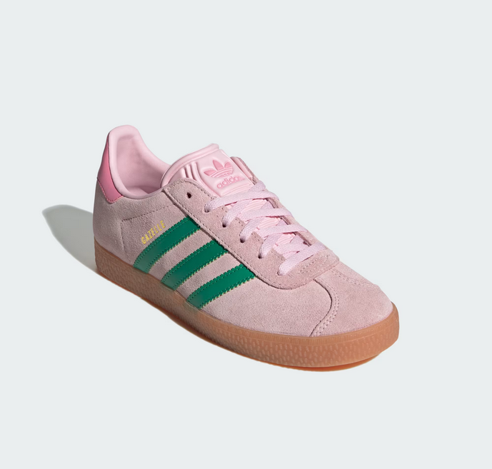  Gazelle ミントグリーン/ピンク スニーカー Adidas Gazelle Clear Pink Court Green GS Shoes JP7128 NEW Multi Sz