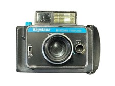 Vintage 1970s Keystone 60 Second Everflash Model 800 Instant Camera Made in USA