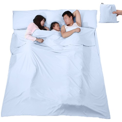 Sleeping Bag Liner, Lightweight Portable, Soft Travel and Camping Sheet, with...