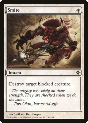 Magic MTG TCG Rise of the Eldrazi 2010 Smite 43/248