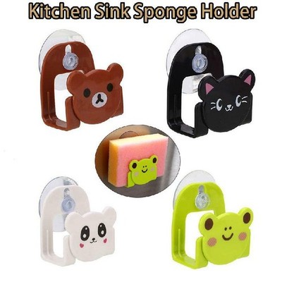 Sink Sponge Holders Kitchen Dish Cloth Storage Rack Scrubbers Holder Cartoon