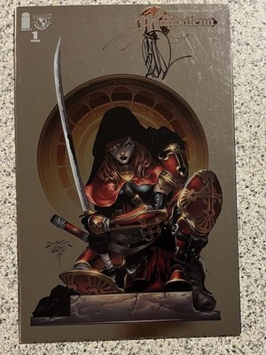The Magdalena 1 Top Cow Productions 2000 Silver Foil Cover Signed By Joe Benitez