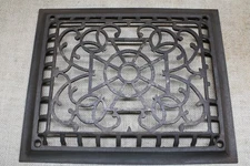 Old Heat Air Grate Only Register 11 1/2 X 9 1/2" Maltese Cross 1” Raised Face