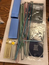 HUGE Lot New/Vintage Knitting Needles crochet Hooks Circular Approximately 25