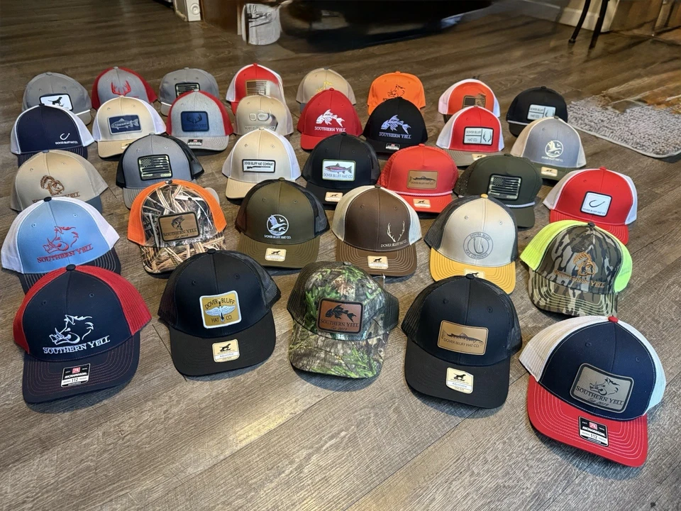 Lote de 50 sombreros de camionero vintage al por mayor paquete vintage Foto 2 de 2