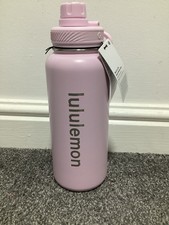 LULULEMON BACK TO LIFE PINK  WATER SPORTS BOTTLE 32oz BNWT SEE RECEIPT 