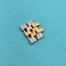 Authentic Rolex 18K Gold  Stainless Steel 15.5mm Jubilee Double Link