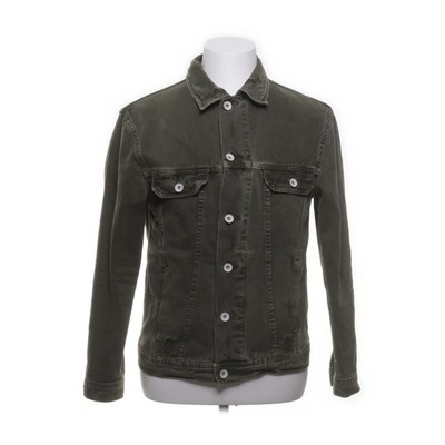 Zara Man, Jeansjacke, Herren, Größe: S, Grün, Baumwolle, Denim #AFK