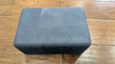 Manduka recycled foam yoga block 9" x 6" x 4" bulk discount black/dark grey USED