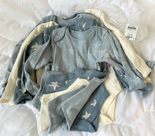 X7 Baby Bodysuit Vests George 9-12 Months New