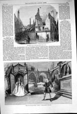 Old 1860 Fire Redcross-Street Ruins Scene Opera Almina Majesty'S Thea Victorian