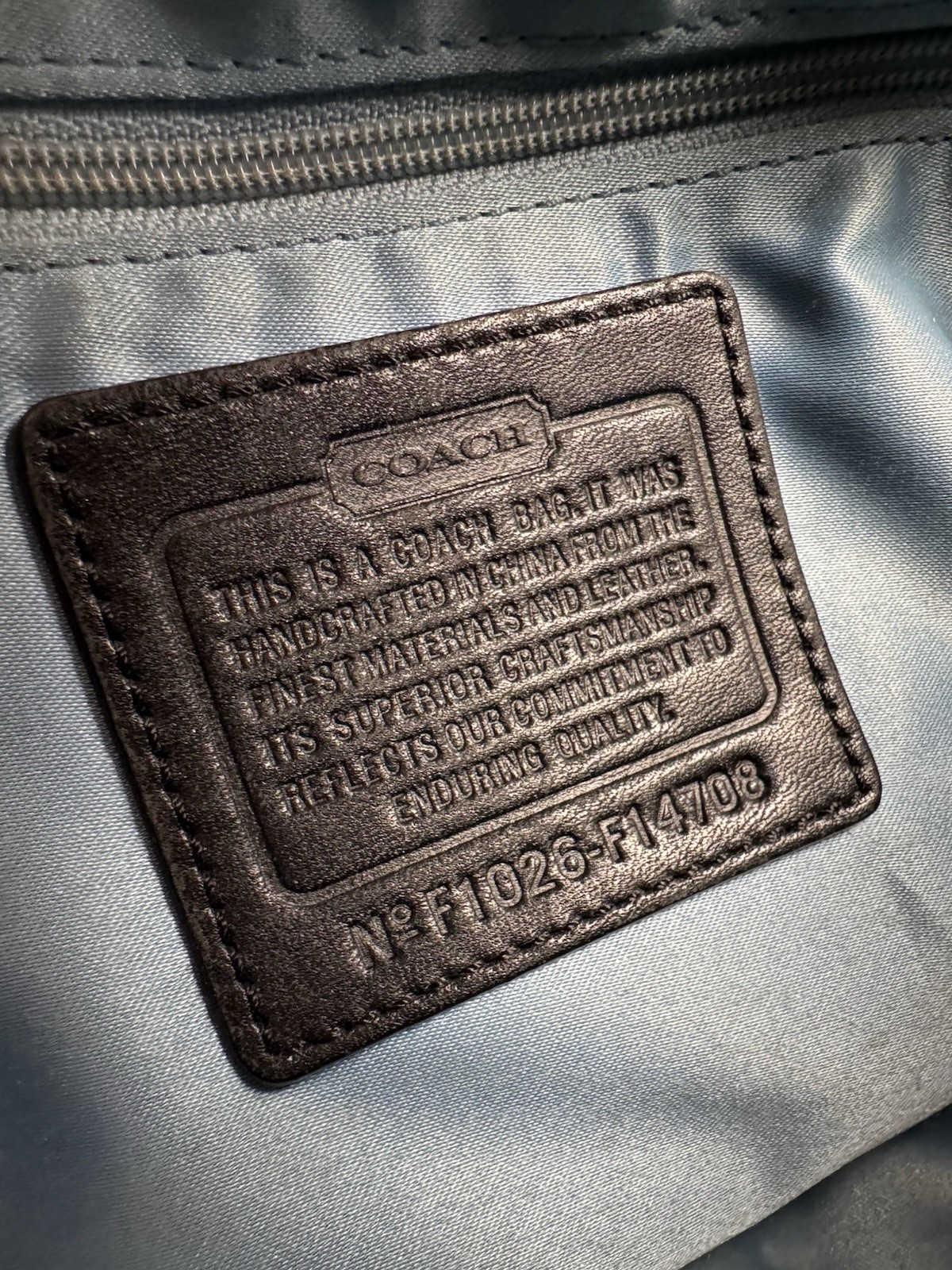 Vtg Coach Y2K Signature C Jacquard Hobo Shoulder Bag Black Leather Trim thumbnail 10