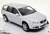 Cararama 1/43 Volvo V70 Estate 2009 Silver Diecast Scale Model Car