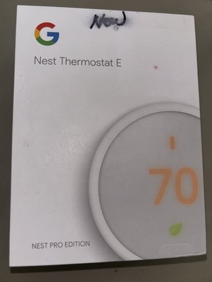 Google Nest Thermostat E T4001ES Programmable Thermostat - White