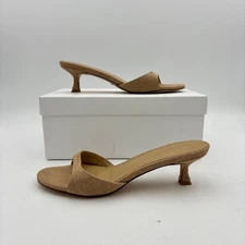 Raye Astrid Revolve Heel Sandals Shoes Tan Women's 8