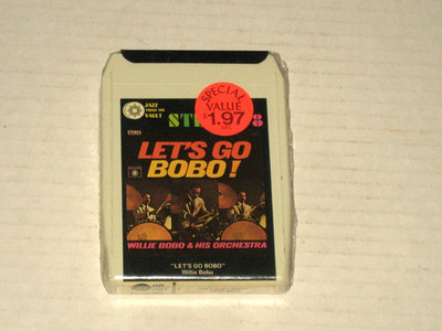 8-TRACK ..WILLIE BOBO let's go bobo(SEALED)ROULETTE 8XT SR 1520 nice SEE PICS