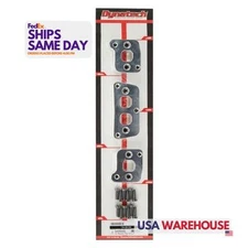 Dynatech 796-00100, Kit Natural Aluminum Sbc Stahl Header Adapter Performance Pa