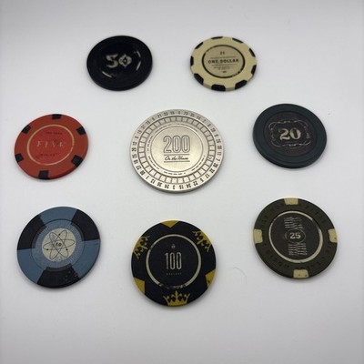 Fallout New Vegas Collector's Edition Lucky 7 Poker Chips & Lucky 38 Platinum 