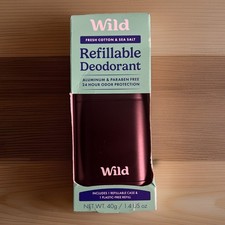 Wild Fresh Cotton  Sea Salt Refillable Deodorant 1.4 oz