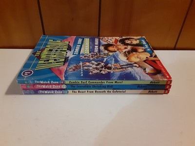 The Weird Zone Books 1-3 Tony Abbott The Incredible Shrinking Kid!