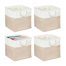 Aufbewahrungskorb Regalkorb Aufbewahrungsbox Stoffbox Allzweckkorb Korb 4er Set