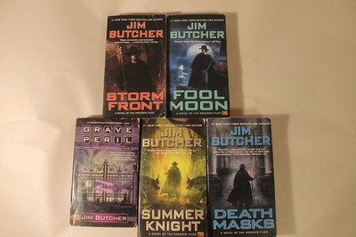 Storm Front, Fool Moon, Grave Peril, Summer Knight & Death Masks by Jim Butcher