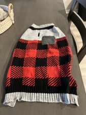 Printed Puppy Sweater Size M