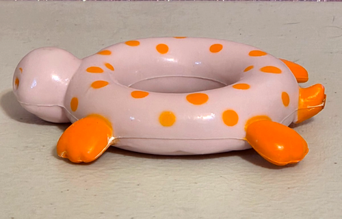 Vintage 1984 Hasbro MY LITTLE PONY Pearly Baby Sea Pony Turtle Pool Float Toy - Picture 3 of 9