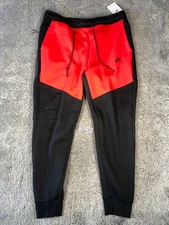 Nike Sportswear Tech Fleece Joggers Size XL Men Light Crimson Black HV0959-696