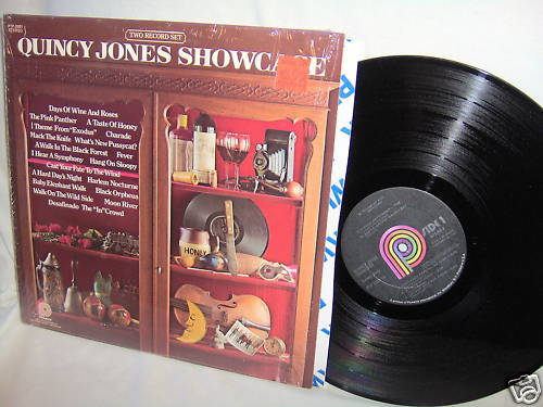 QUINCY JONES-SHOWCASE-NM/NM + I HEARD THAT-VG+/VG+ (2 DOUBLE ALBUMS) VINYL LP - 第 1/3 張圖片