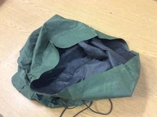 Waterproof Clothing Bag Military Green - NSN 8465-00-261-6909 Wet Weather Bag VG
