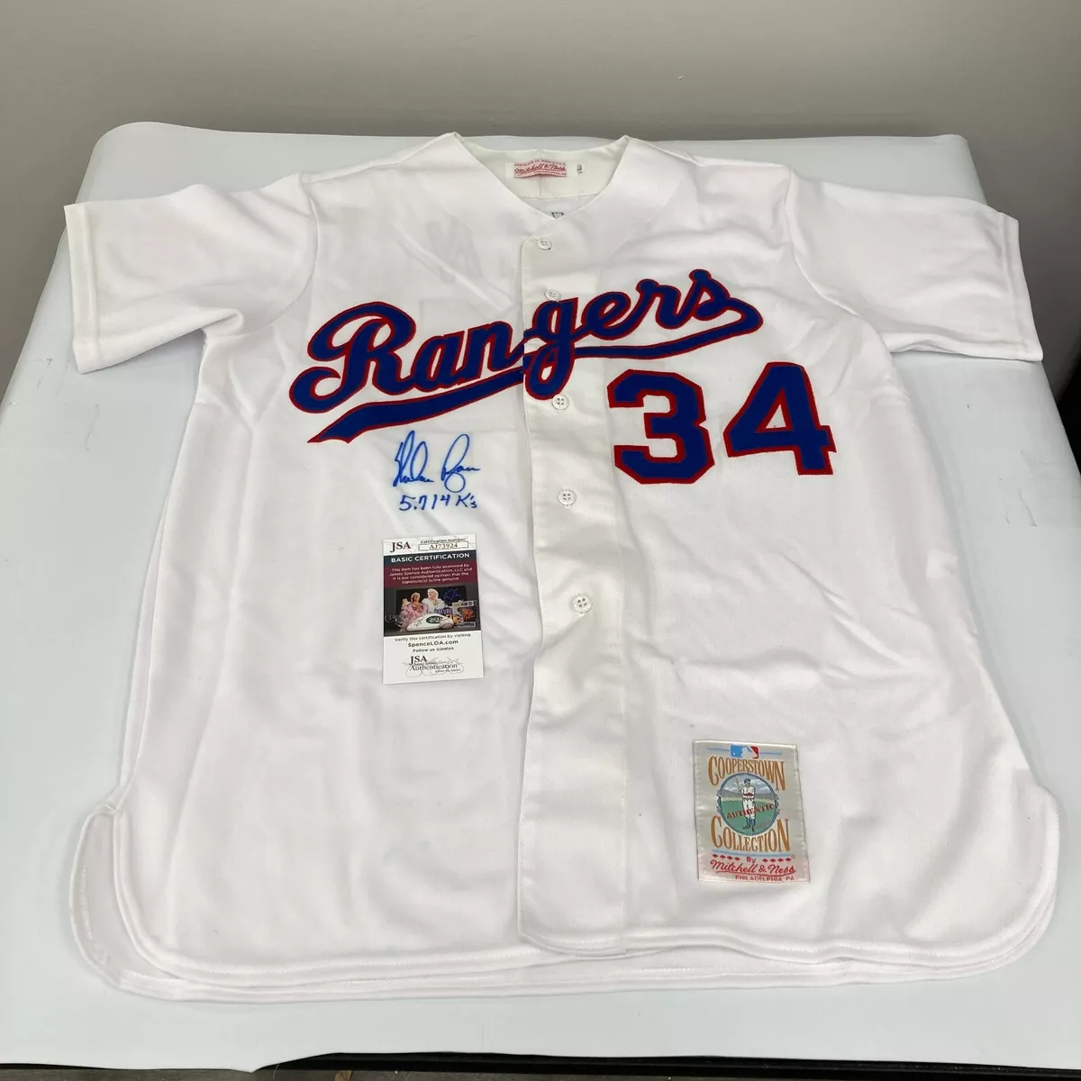 Nolan ryan rangers clearance jersey